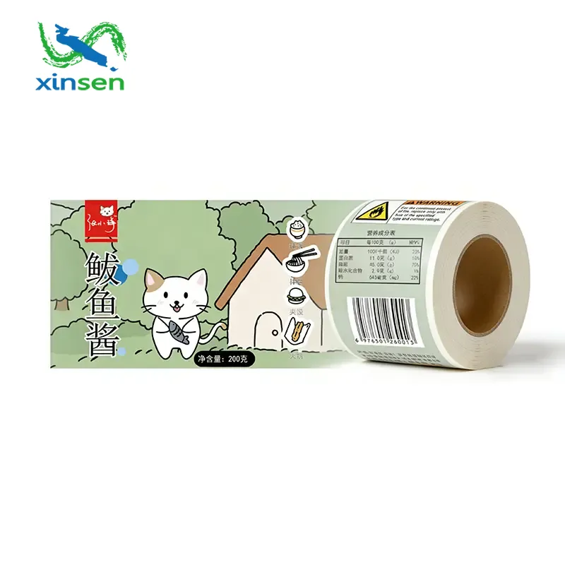 Frossen mad vandtæt etiket