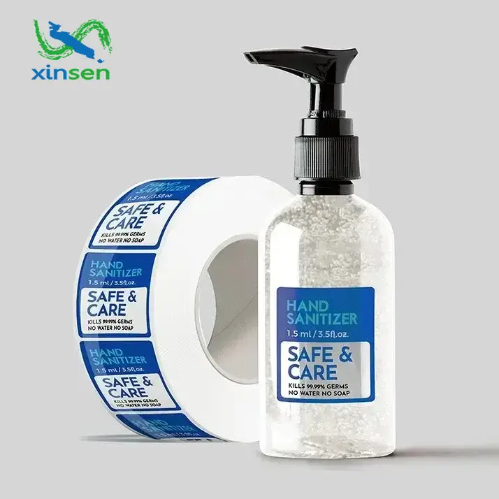 Hånddesinfektion vandtætte etiketter