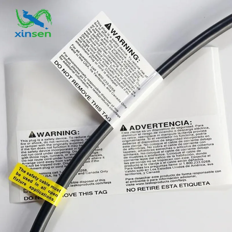 Husholdningskabel Vandtæt etiket