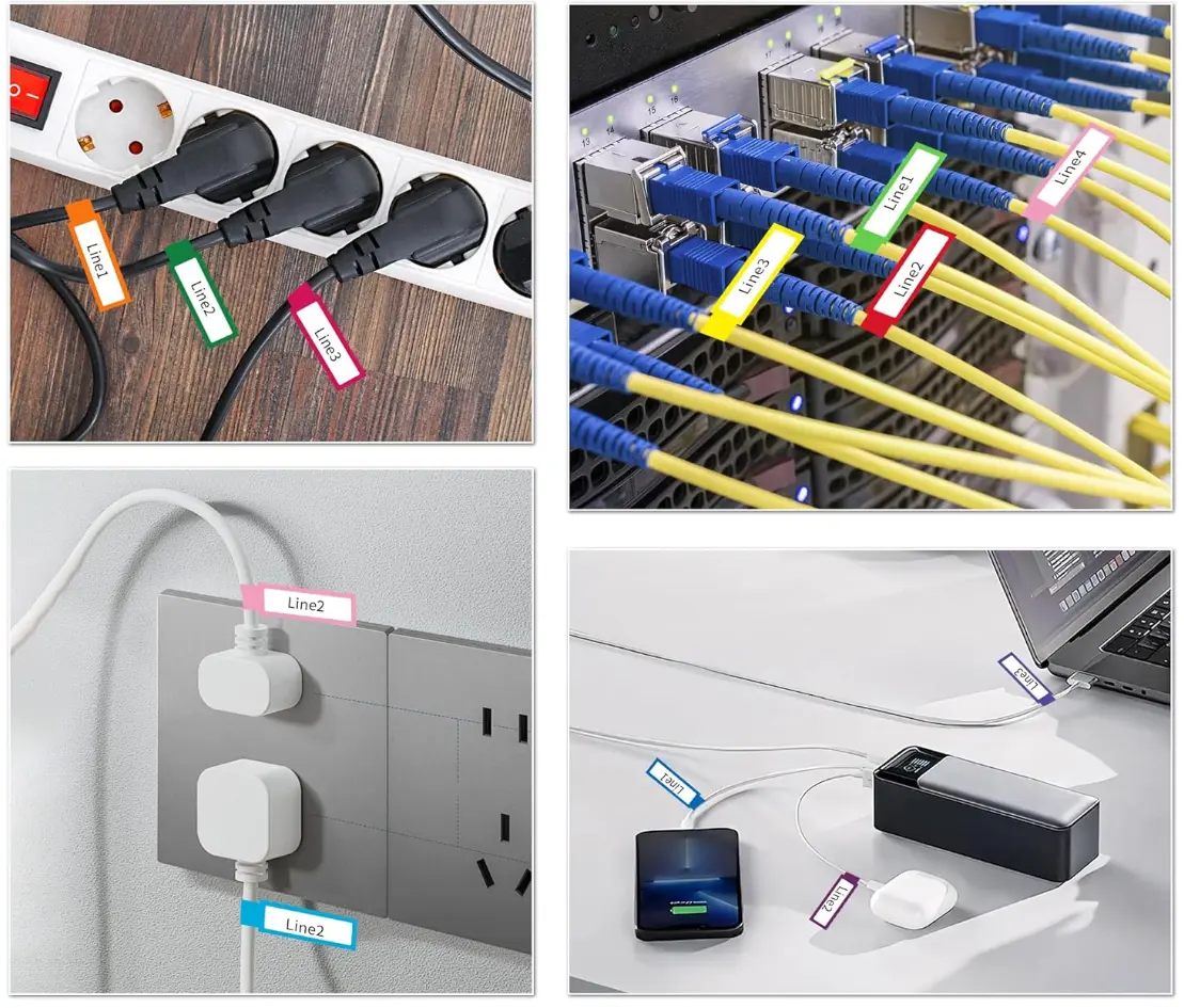 Equipment Cable Waterproof Labels
